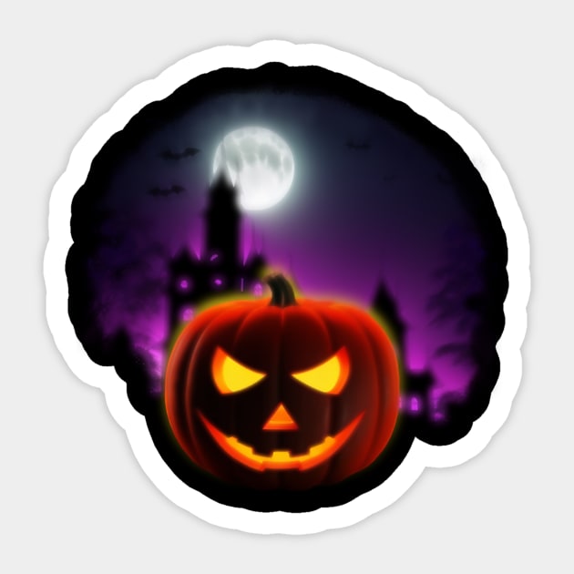 Airbrush Halloween Sticker by JPenfieldDesigns